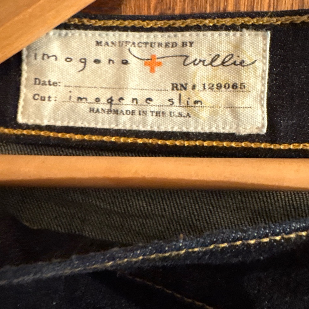 Imogene + Willie Dark Indigo Jeans - Picture 3 of 3